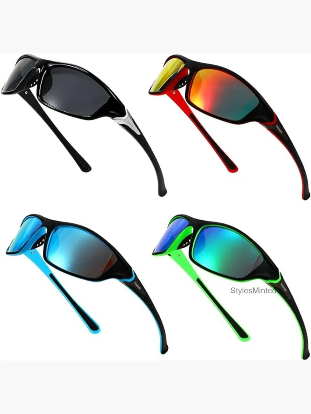 4 Pack Polarized Sunglasses UV Protection Driving Sports